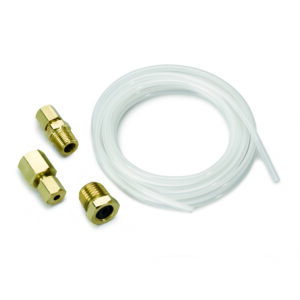 AUTOMETER Nylon Tubing 1/8 Inch x 10 ft Length, Includes N P T F Brass Compression Fittings