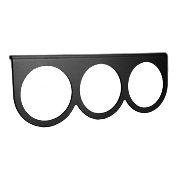 AUTOMETER 2 5/8" Aluminium Triple Gauge Mounting Panel, Black