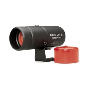 AUTOMETER Pro-Lite 12V Warning Light with Night Cover, Black