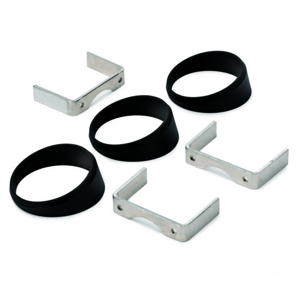 AUTOMETER Gauge Mount, 3pc Angle Rings for 2 5/8" Gauges, Black