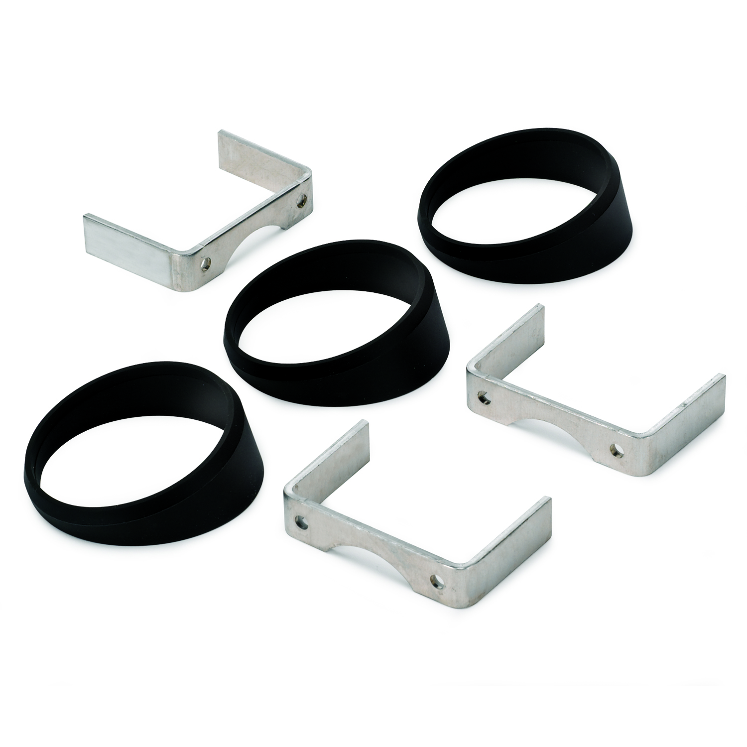 AUTOMETER Gauge Mount, 3pc Angle Rings for 2 5/8" Gauges, Black