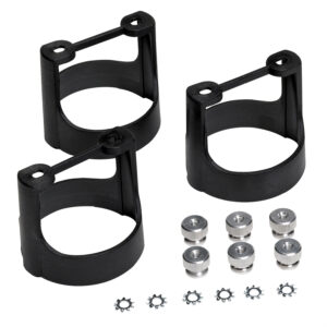 AUTOMETER Gauge Bracket  Kit, 2 5/8", Black Composite, Qty 3