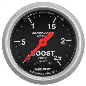 AUTOMETER Boost Gauge 2 1/16", 2.5Kg/Cm2, Mechanical, Sport-Comp