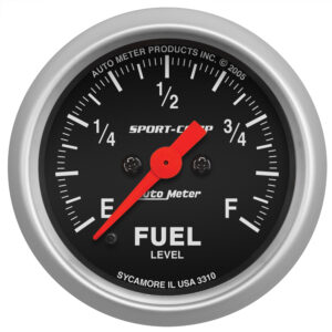 AUTOMETER Fuel Level Gauge 2 1/16", 0-280°F Programmable, Sport-Comp