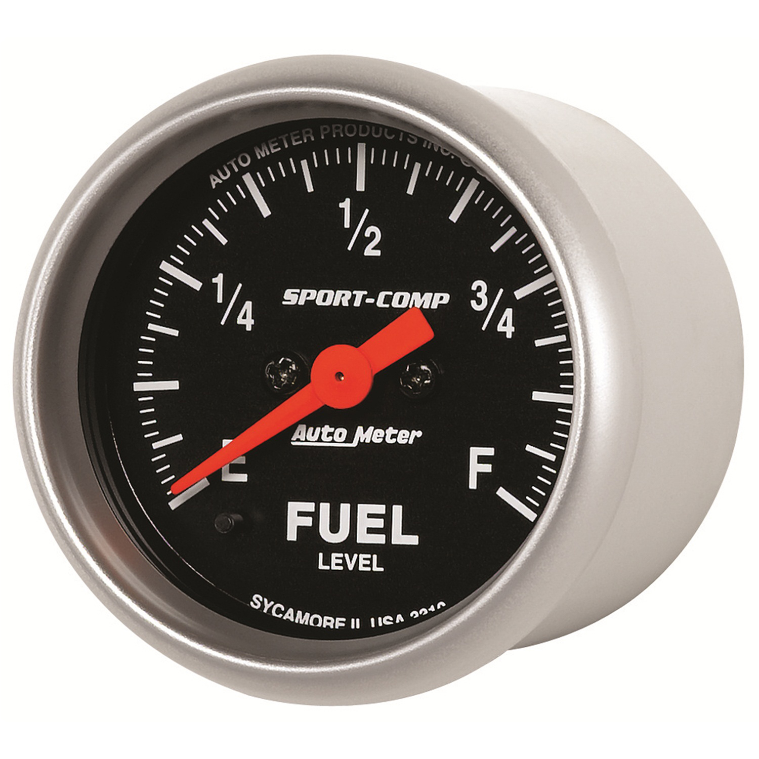 AUTOMETER Fuel Level Gauge 2 1/16", 0-280°F Programmable, Sport-Comp - Image 2