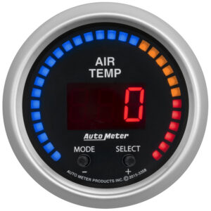 AUTOMETER Gauge, Air Temp, Dual, 2 1/16", 0-300°f, Digital, Sport-Comp
