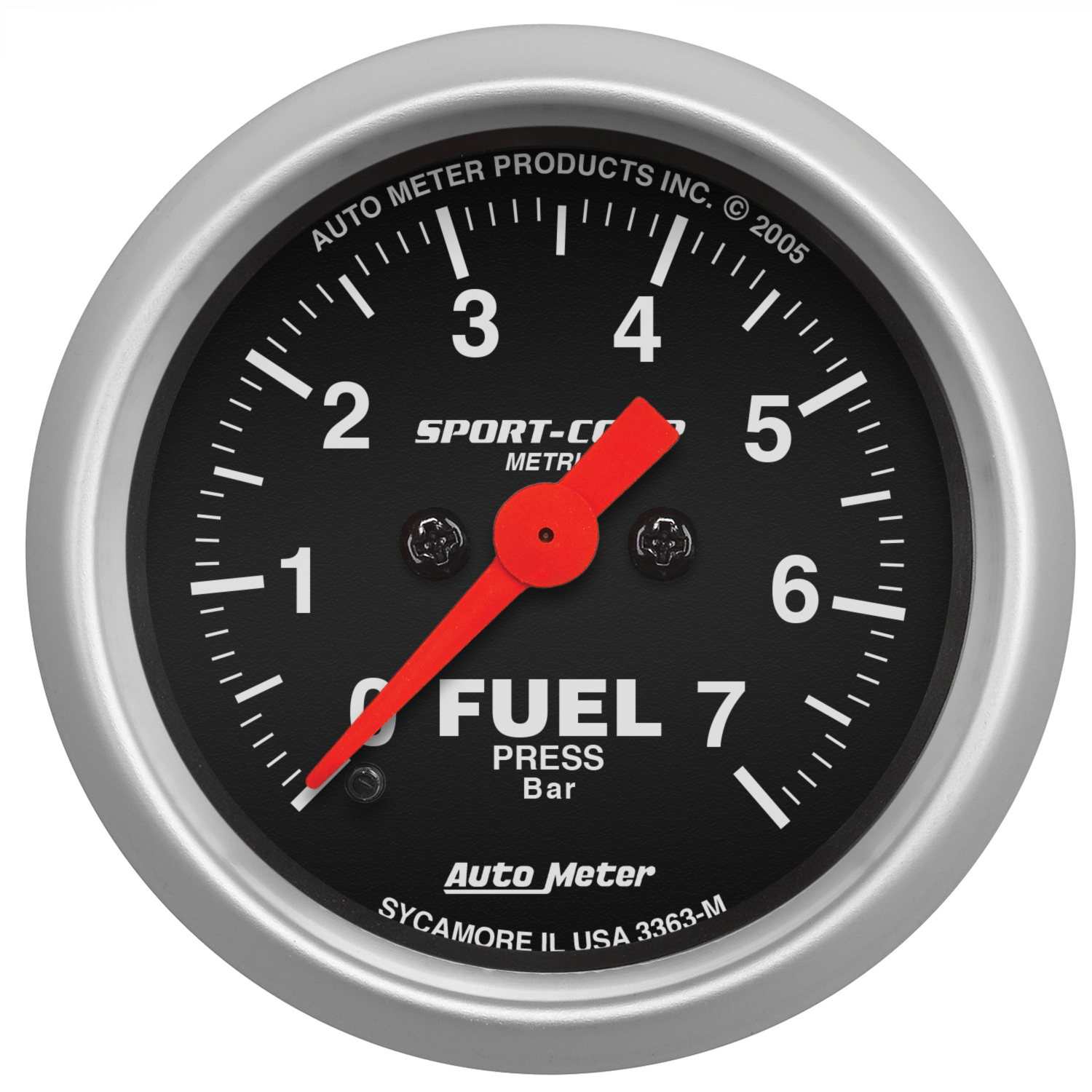 AUTOMETER Fuel Pressure Gauge 2 1/16", 7Bar, Digital Stepper Motor, Sport-Comp
