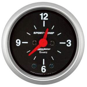 AUTOMETER Clock Gauge 2 1/16", 12hr, Analogue, Sport-Comp