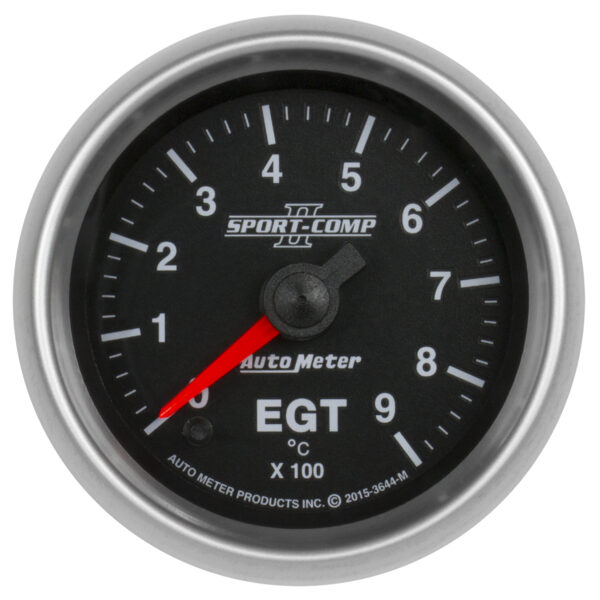 AUTOMETER EGT Pyrometer Gauge 2 1/16", 900°c, Digital Stepper Motor, Sport-Comp II