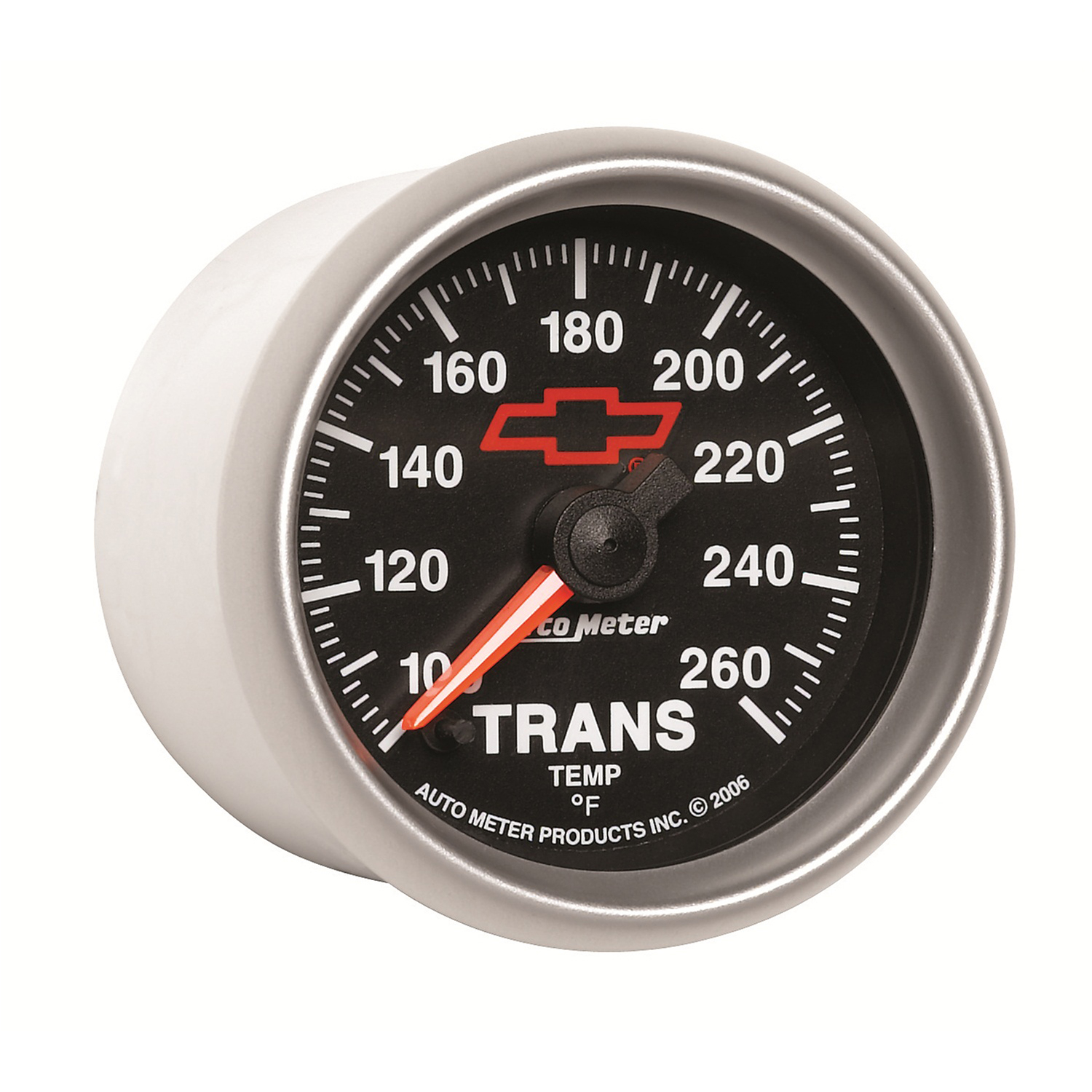 AUTOMETER Transmission Temperature Gauge 2 1/16", 100-260°f, Digital Stepper Motor, Chevy Red Bowtie, Black - Image 4