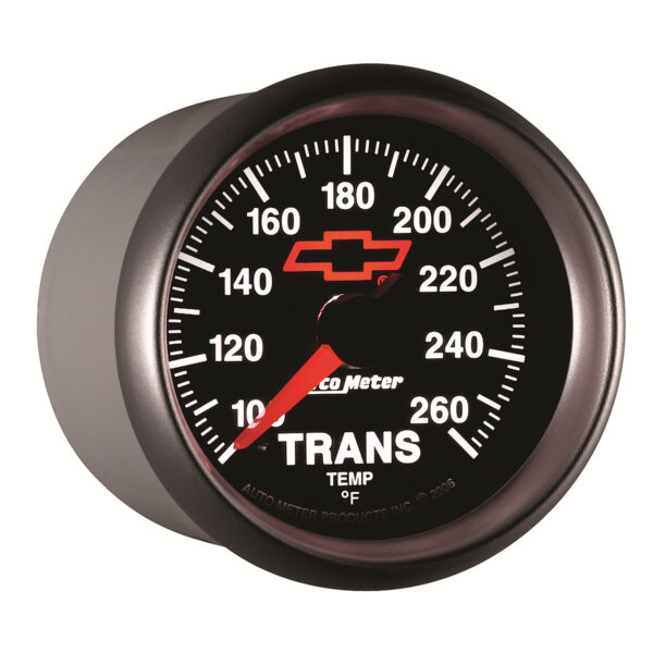 AUTOMETER Transmission Temperature Gauge 2 1/16", 100-260°f, Digital Stepper Motor, Chevy Red Bowtie, Black - Image 5