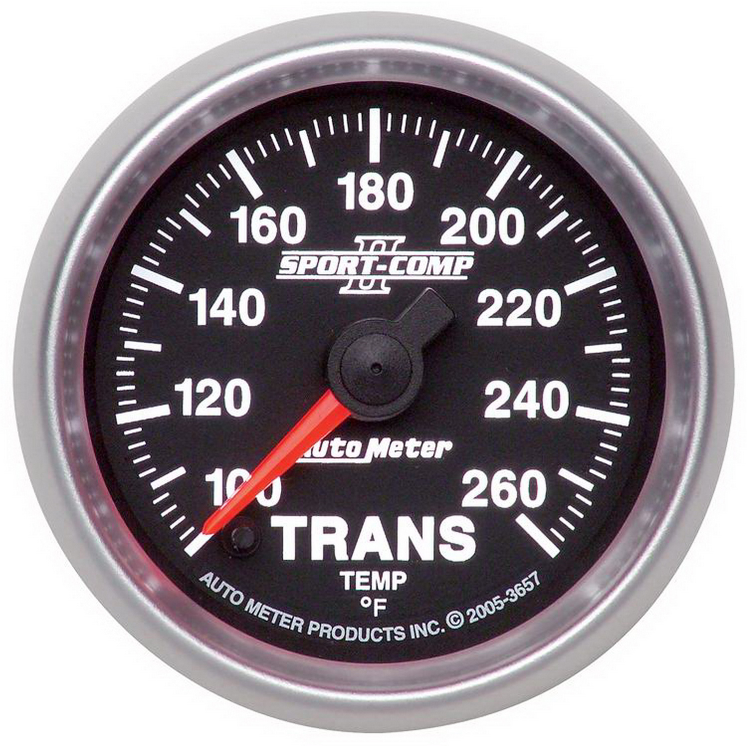 AUTOMETER Transmission Temperature Gauge 2 1/16", 100-260°f, Digital Stepper Motor, Sport-Comp II