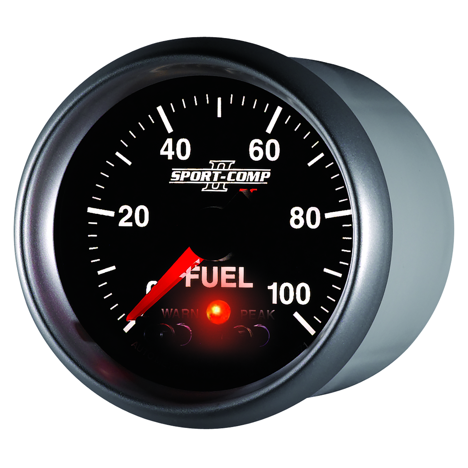 AUTOMETER Fuel Pressure Gauge 2 1/16", 100PSI, Digital Stpr Mtr W/Pk & Wrn, Sport-Comp II - Image 3