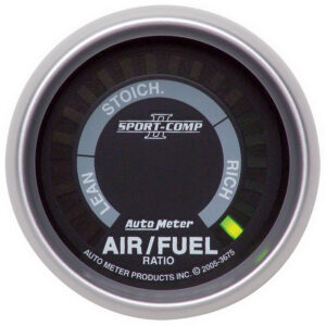 AUTOMETER Narrowband Air/Fuel Ratio AFR Gauge 2 1/16", Lean-Rich, LED Array, Sport-Comp II