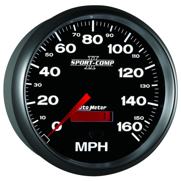 AUTOMETER Speedometer Gauge 5", 160MPH, Elec. Programmable, Sport-Comp II - Image 6