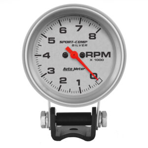 AUTOMETER Tachometer Gauge 2 5/8", 8K RPM, Pedestal, Ultra-Lite