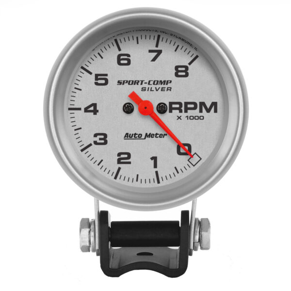 AUTOMETER Tachometer Gauge 2 5/8", 8K RPM, Pedestal, Ultra-Lite