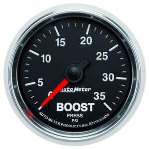 AUTOMETER Boost Gauge 2 1/16", 35PSI, Mechanical, Gs