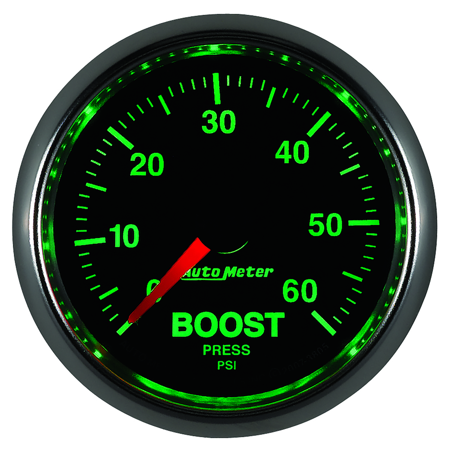 AUTOMETER Boost Gauge 2 1/16", 60PSI, Mechanical, Gs - Image 4