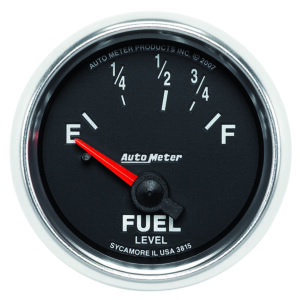 AUTOMETER Fuel Level Gauge 2 1/16", 73° To 10°F, Elec, Gs