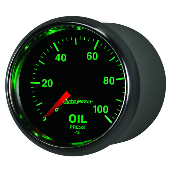 AUTOMETER Oil Pressure Gauge 2 1/16", 100PSI, Mechanical, Gs - Image 3
