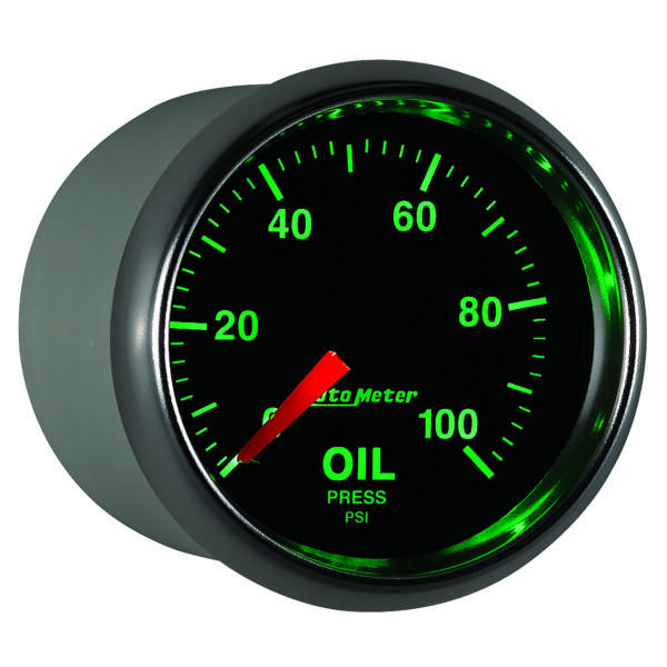 AUTOMETER Oil Pressure Gauge 2 1/16", 100PSI, Mechanical, Gs - Image 6