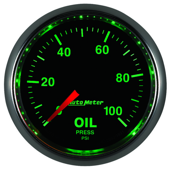 AUTOMETER Oil Pressure Gauge 2 1/16", 100PSI, Mechanical, Gs - Image 4