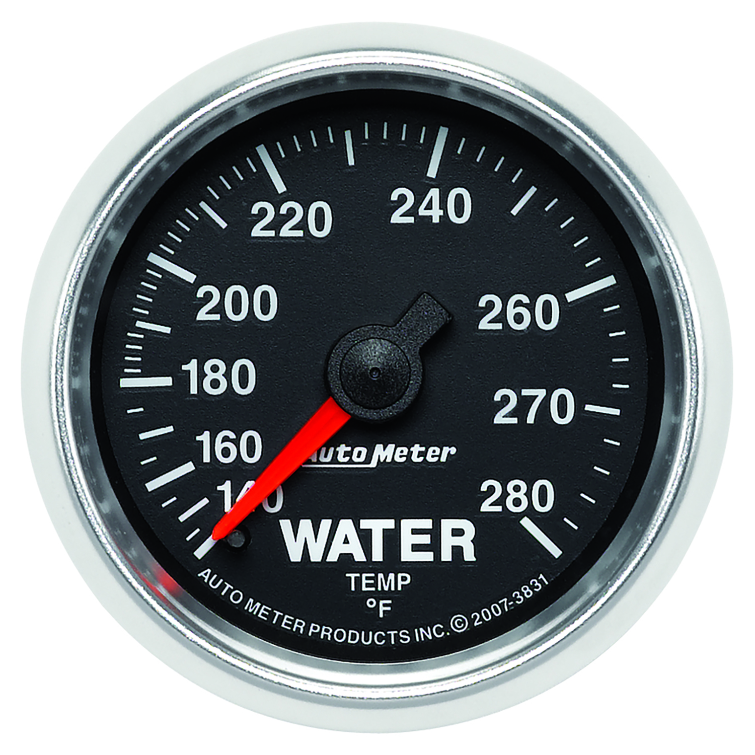 AUTOMETER Water Temperature Gauge 2 1/16", 140-280&deg;f, Mechanical, Gs