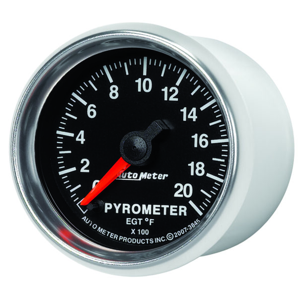 AUTOMETER EGT Pyrometer Gauge 2 1/16", 2000°f, Digital Stepper Motor, Gs - Image 2