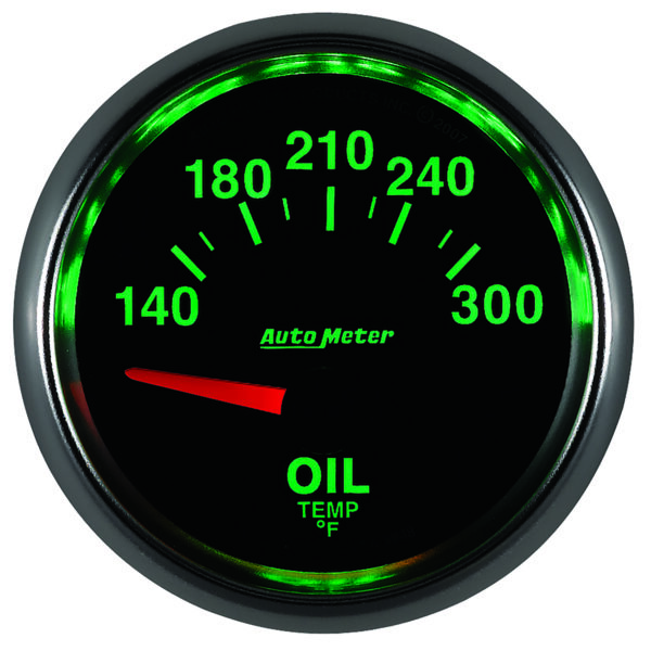 AUTOMETER Oil Temperature Gauge 2 1/16", 140-300°f, Electric, Gs - Image 4