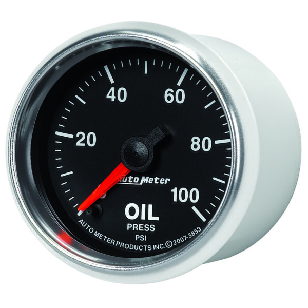AUTOMETER Oil Pressure Gauge 2 1/16", 100PSI, Digital Stepper Motor, Gs - Image 2