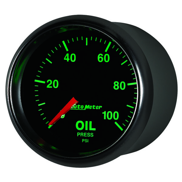 AUTOMETER Oil Pressure Gauge 2 1/16", 100PSI, Digital Stepper Motor, Gs - Image 3