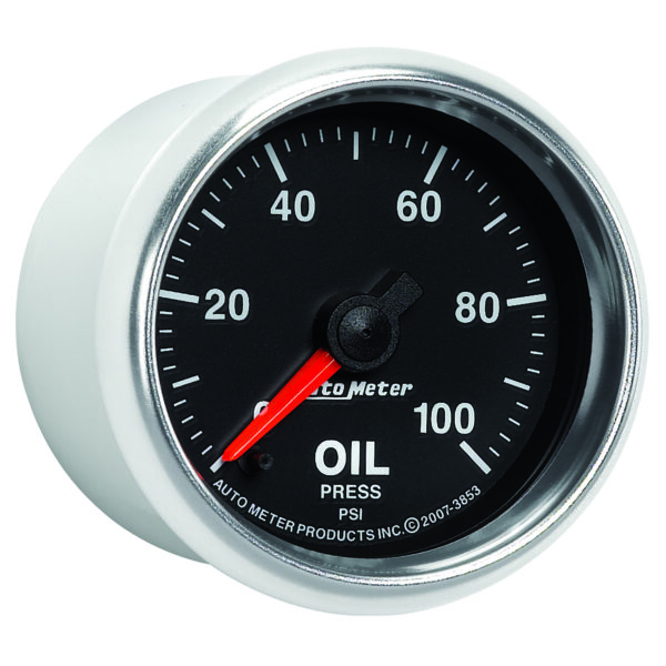 AUTOMETER Oil Pressure Gauge 2 1/16", 100PSI, Digital Stepper Motor, Gs - Image 5