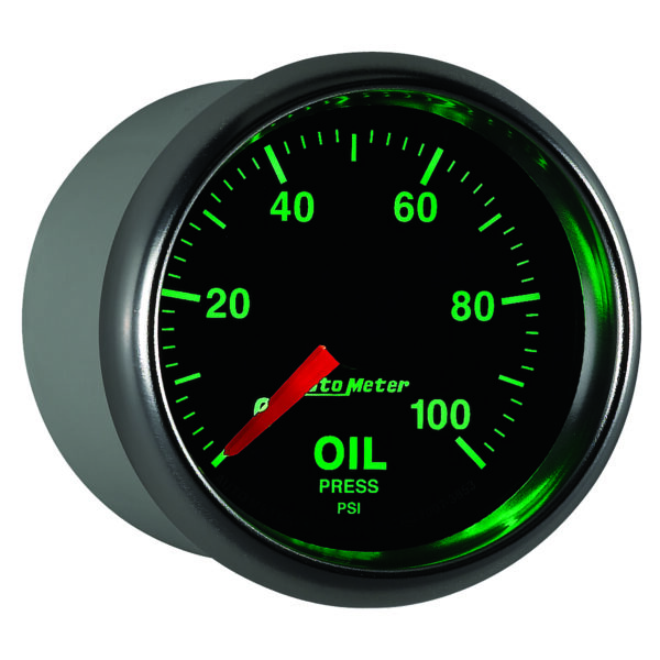 AUTOMETER Oil Pressure Gauge 2 1/16", 100PSI, Digital Stepper Motor, Gs - Image 6