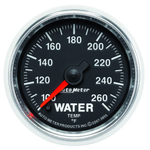 AUTOMETER Water Temperature Gauge 2 1/16", 100-260°f, Digital Stepper Motor, Gs