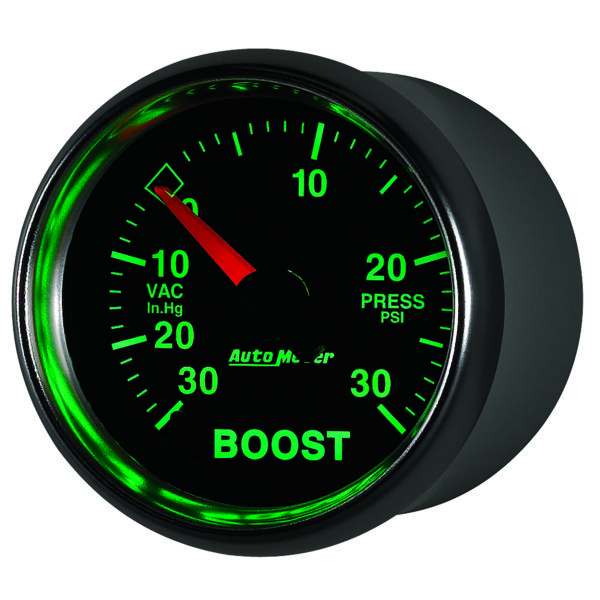 AUTOMETER Vacuum/Boost Gauge 2 1/16", 30Inhg-30PSI, Digital Stepper Motor, Gs - Image 3