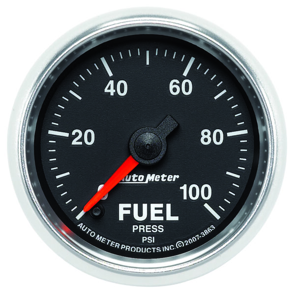 AUTOMETER Fuel Pressure Gauge 2 1/16", 100PSI, Digital Stepper Motor, Gs