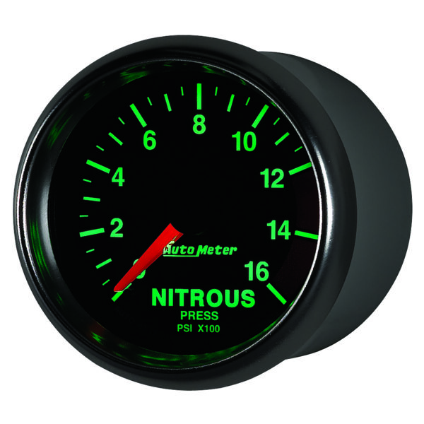 AUTOMETER Nitrous Pressure Gauge 2 1/16", 1600PSI, Digital Stepper Motor, Gs - Image 3