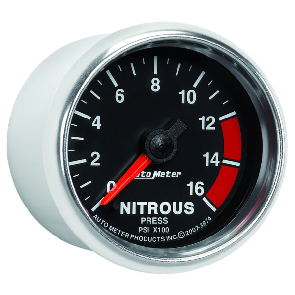 AUTOMETER Nitrous Pressure Gauge 2 1/16", 1600PSI, Digital Stepper Motor, Gs - Image 5