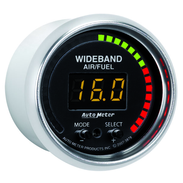 AUTOMETER Pro Air/Fuel Ratio AFR Gauge 2 1/16", 10:1-20:1, Digital W/ Peak & Warn, Gs - Image 3