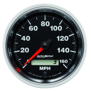 AUTOMETER Speedometer Gauge 3 3/8", 160MPH, Elec. Programmable, Gs