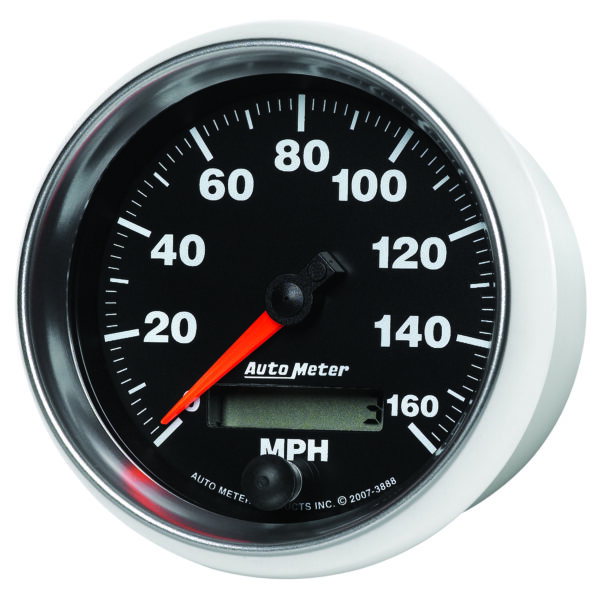 AUTOMETER Speedometer Gauge 3 3/8", 160MPH, Elec. Programmable, Gs - Image 2