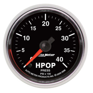 AUTOMETER High Pressure Oil Pump Gauge 2 1/16", 4Kpsi, Digital Stepper Motor, Gs