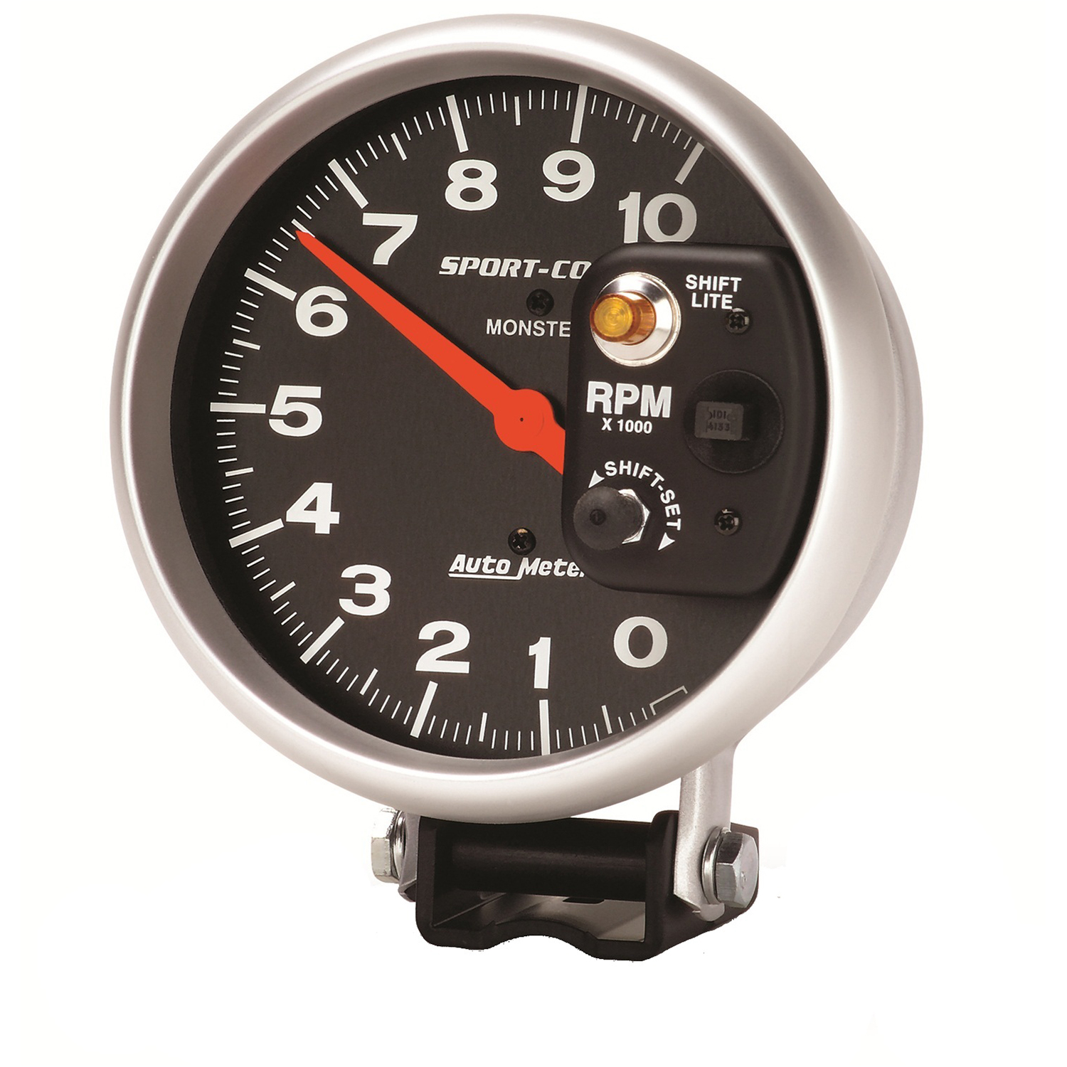 AUTOMETER Tachometer Gauge 5", 10K RPM, Pedestal W/ Int. Shift-Lite, Sport-Comp - Image 3