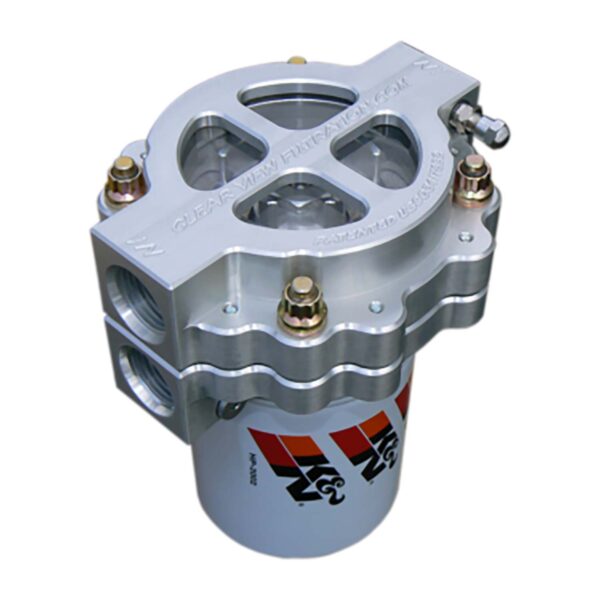 CLEAR VIEW Oil Filters 400-115 - 4" Screw-On #12 Port 115 Micron