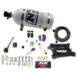 NITROUS EXPRESS 4150 Hitman Plus 4-Bbl (50-100-150-200HP) With 10lb Bottle