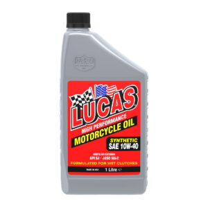 LUCAS SAE 10W-40 Synthetic Motorcycle Oil 1L