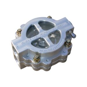 CLEAR VIEW Oil Filters 410-60 - 4" Hi-Flow #12 Port 60 Micron