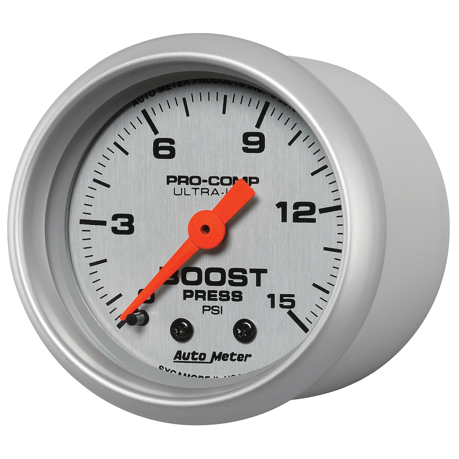 AUTOMETER Boost Gauge 2 1/16", 15PSI, Mechanical, Ultra-Lite - Image 2