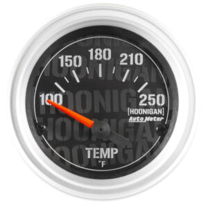 AUTOMETER 2 1/16" Electric Water Temperature Gauge, 100-250°F, Hoonigan
